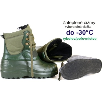 Lemingo čižmy Šnúrovacie Tramp do -30°C zelené