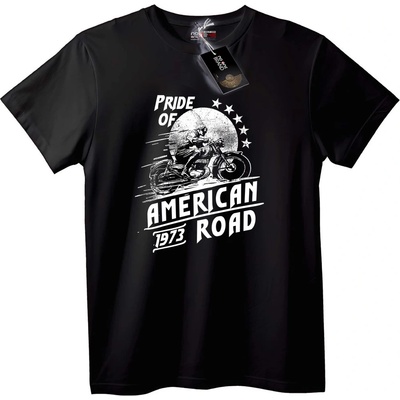 NOONEBRAND Тениска Гордост на американския път 1973 - XS, White