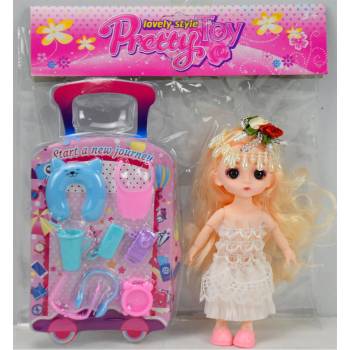 Image 1 of Armtoys МАЛКА КУКЛА С КУФАР В ПЛИК