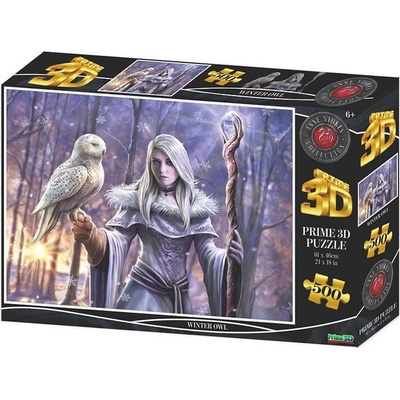 PRIME 3D Zimní sova 3D 500 dielov