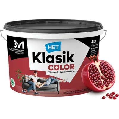 HET Klasik Color 3v1 - 8kg, KC0897 Vínový