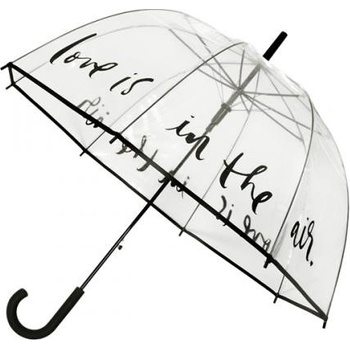 Levo deštník dámský s potiskem průhledný
