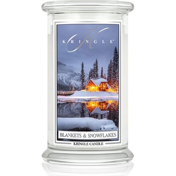 Kringle Candle Blankets & Snowflakes ароматна свещ 624 гр