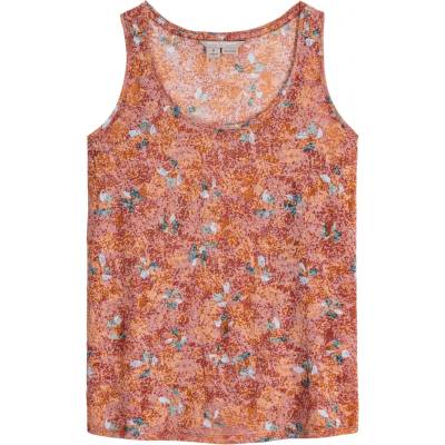 Royal Robbins Дамски потник с широка презрамка Royal Robbins Women's Featherweight Tank Tank top - Mahogany Marigold Pt - размер XS (916-6723-0411)