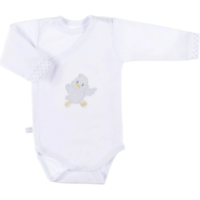 Ewa Body pro předčasně narozené děti Newborn dl.rukáv bílá