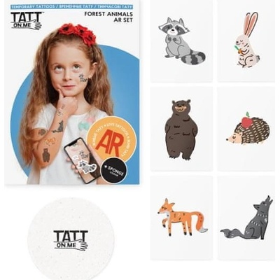 TATTonMe Živé tetovačky pro děti Lesní zvířata