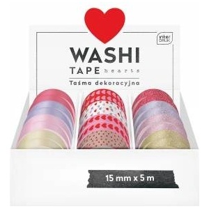 Interdruk Hearts Decorative Tape (24pcs)