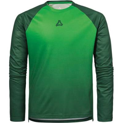 Schöffel Мъжка фланелка с дълъг ръкав за колоездене Schöffel Longsleeve Style Koitere Cycling jersey - Fir Green - размер 56 (EU) (056-3370-0516)