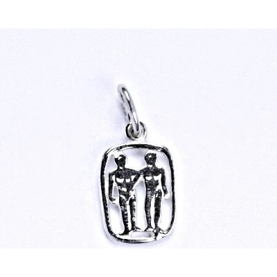 Čištín Stříbrný přívěšek,znamení blíženec P 730