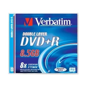 Verbatim DVD+R Double Layer 8.5GB 8X Jewel Case