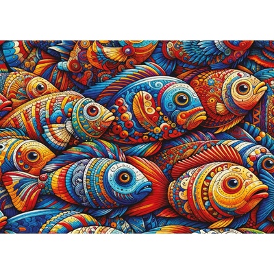 Art Puzzle - Puzzle Mosaic Fish - 1 000 piese