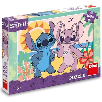Dino - Puzzle Stitch na pláži - 100 piese