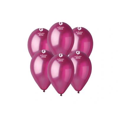 Gemar металик балони - бордо 26 cm 100 бр