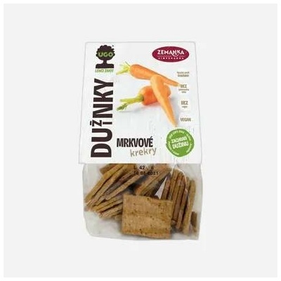 Biopekárna Zemanka Slané krekry s dužinou z mrkve 6 x 100 g