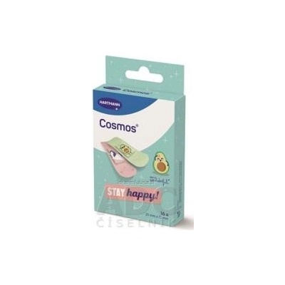 HARTMANN-RICO a.s. Cosmos Mr. Wonderful STAY happy náplasť vodeodolná 25 x 72 mm 16 ks