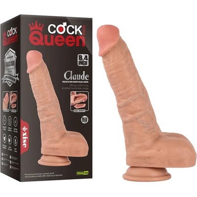 Реалистично дилдо, двойна плътност и вени, 16, 5см. - Xise Claude Dildo (D-243031)