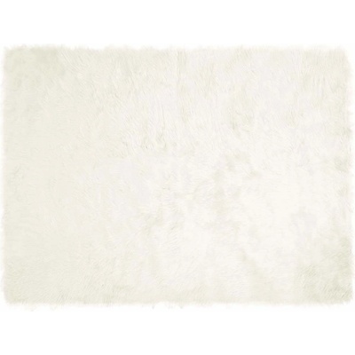 vidaXL Изкуствен овчи килим Tafalla Бяло 160 x 230 cm Полиестер (42021462)