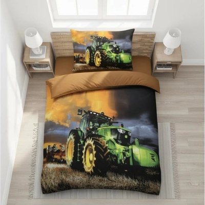 Textilomanie 3D obliečky z mikrosaténu TRACTOR FORCE farebné Rozmer obliečky: 70x90 140x200