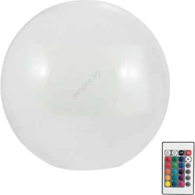 Polux LED RGBW Соларна лампа BALL LED/3, 2V 500 mAh Ø 20 см IP65 + дистанционно управление (SA1939)