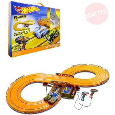 Hot Wheels Závodní dráha 286 cm s adaptérem