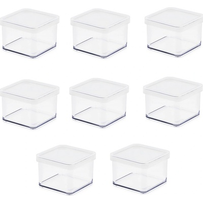 Rotho set Loft bílý 8x500 ml