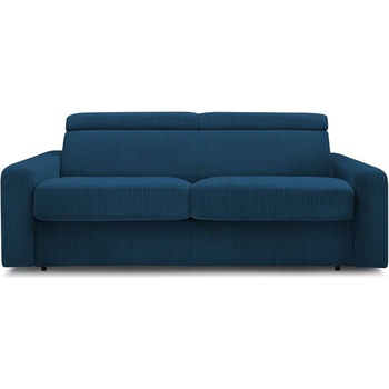 Bobochic Тъмносин разтегателен диван от рипсено кадифе 195 cm Monaco - Bobochic Paris (WT-LUZZ-3R---W_2 P1074 N.CZ)