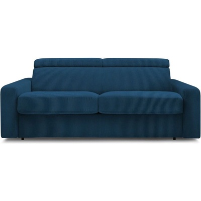 Bobochic Тъмносин разтегателен диван от рипсено кадифе 195 cm Monaco - Bobochic Paris (WT-LUZZ-3R---W_2 P1074 N.CZ)