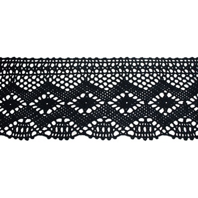 Bavlněná paličkovaná krajka 2041/120mm černá/5m – Zboží Mobilmania