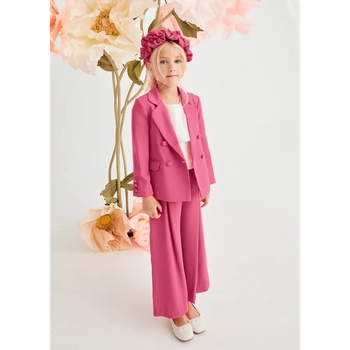 Abel & Lula Официален комплект фуксия със сако и панталон за мини момиче Abel&Lula