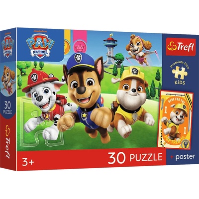 Trefl Premium Plus Kids Tlapková patrola 30 dielov