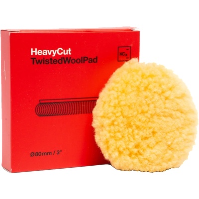 Koch Chemie Twisted Wool Pad - Полиращ диск от агнешка вълна 80мм (4605)