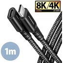 Axagon BUCM32-CF10AB prodlužovací USB-C (M) USB-C (F), 1m