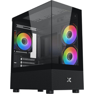 Ion Computers Геймърски компютър ION Alphard M с процесор Intel Core i3-14100F, видео карта AMD Radeon RX 7600 8GB GDDR6, RAM памет 16GB(2x8GB) DDR4 3200MHz, SSD 1TB NVMe PCIe Gen4 (c004788)