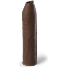 Pipedreams Extension Sleeve Uncut 17,78 cm Brown - Návlek Na Penis