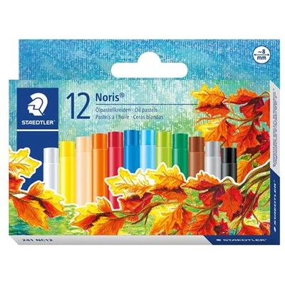 STAEDTLER Маслени пастели, STAEDTLER "Noris 241", 12 различни цвята 241 NC12 (241 NC12)