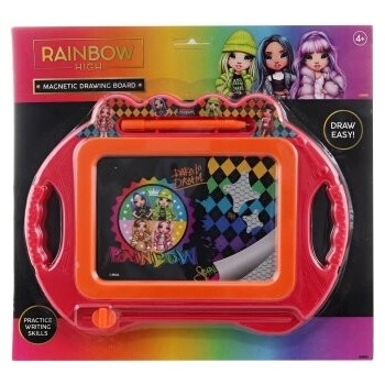 Magnetická kresliaca tabuľka Rainbow high