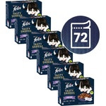 FELIX Капсули FELIX Tasty Shreds вкусен избор с риба в сос 72 x 80 г