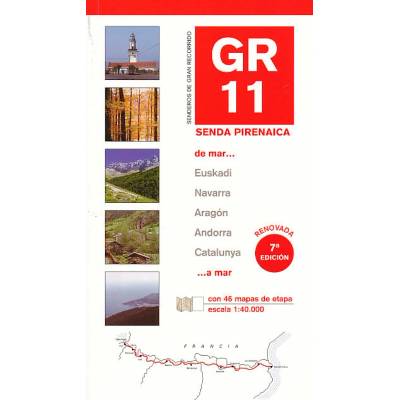 průvodce GR 11 s mapami španělsky