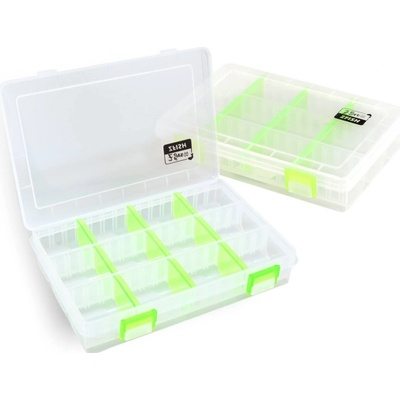 ZFish Škatuľka Z-Box M - priehľadná-zelená