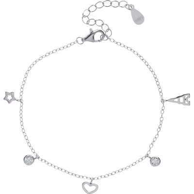 Bealio stříbrný náramek PAŘÍŽ zirkon 03-11055-1990