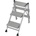 KRAUSE Сгъваема стълба с големи профилирани стъпала Krause Stabilo, 1x3, 230x370 м (07810519) (07810519)