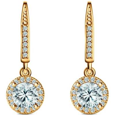 SAVICKI Náušnice This is Love žluté zlato laboratorní diamanty TIL-K02-BR-050-LAB-Z
