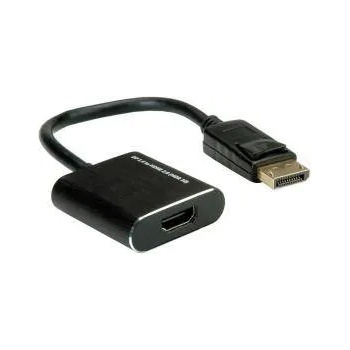 Roline Адаптер ROLINE 12.03. 3164 DisplayPort-HDMI, 4K 60Hz, DP v1.4, DP M - HDMI F, черен, 12.03. 3164