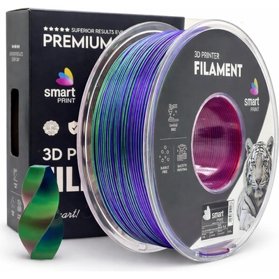 Smart Print FG-S112-E1, 3D филамент, PLA Silk, 1, 75mm, 1000g, Tri Color, Многоцветен (Royal blossom) (FG-S112-E1)