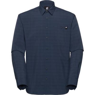 MAMMUT Мъжка риза с копчета Mammut Lenni Longsleeve Shirt - Marine / Black (033-2467-0512)