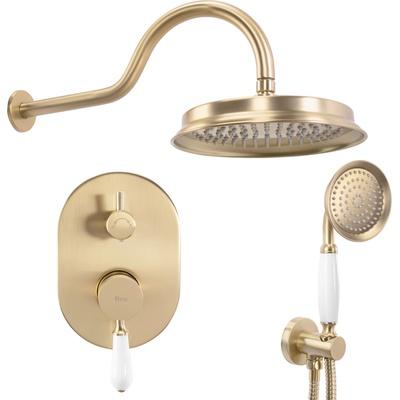 Rea Душ система за вграждане Rea Serra Brush Gold + BOX (REA-B1149)