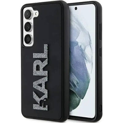 KARL LAGERFELD Кейс Karl Lagerfeld 3D Rubber Glitter Logo за Samsung Galaxy S24, черен (3666339259082)
