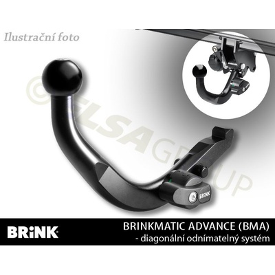 Tažné zařízení Kia Picanto 2011-2015 , odnímatelný BMA, BRINK