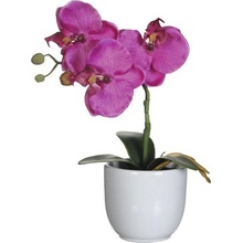 Umelá kvetina phalaenopsis 26 cm fialová