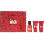 Dsquared2 Dsquared2 Red Wood дамски комплект тоалетна вода 50 мл + душ гел 50 мл + лосион 50 мл